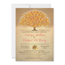 Rustikale Herbsthochzeit mit bunten Lichtern