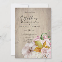 Rustikale Herbstkuppeln Blume Hochzeit