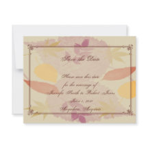 Rustikale Herbstlaub beim Hochzeitstag speichern d