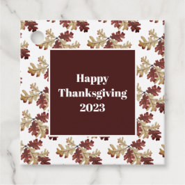 Rustikale Herbstlaub Herbst Erntedank Geschenkanhänger