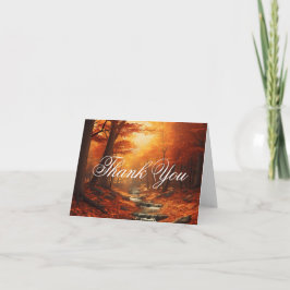 Rustikale Herbstlaub Herbstnatur Danke Karten