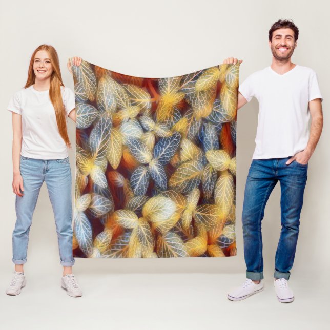 Rustikale Herbstlaube Fleecedecke (Beispiel)