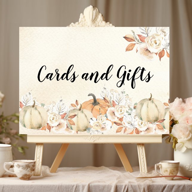 Rustikale Herbstpumpen und Blume Poster (Von Creator hochgeladen)