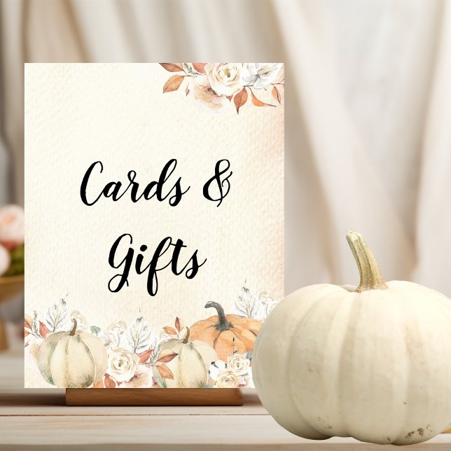 Rustikale Herbstpumpen und Blume Poster (Von Creator hochgeladen)