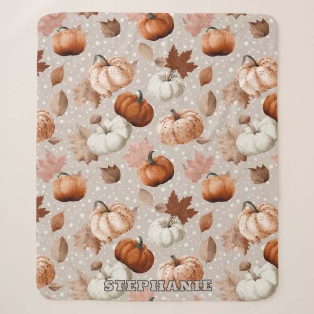 Rustikale Herbstpumpen und Herbstlaube (2) Sherpadecke (Vorderseite)
