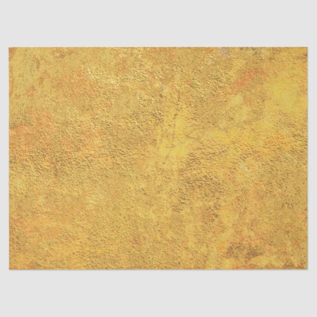 Rustikale Herbsttextur Gold Seidenpapier (Vorderseite)