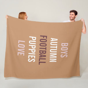 Rustikale Herbstwind-Party-Cozy-Tailgate-Shower Fleecedecke