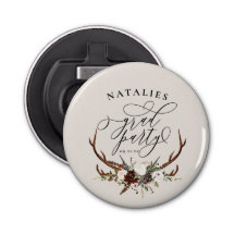 Rustikale Hirschliebhaber und Blumenstuhl 