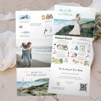 Rustikale Hochzeit am Meer