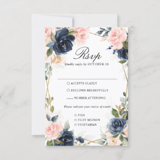 Rustikale Hochzeit aus Holz RSVP Karte