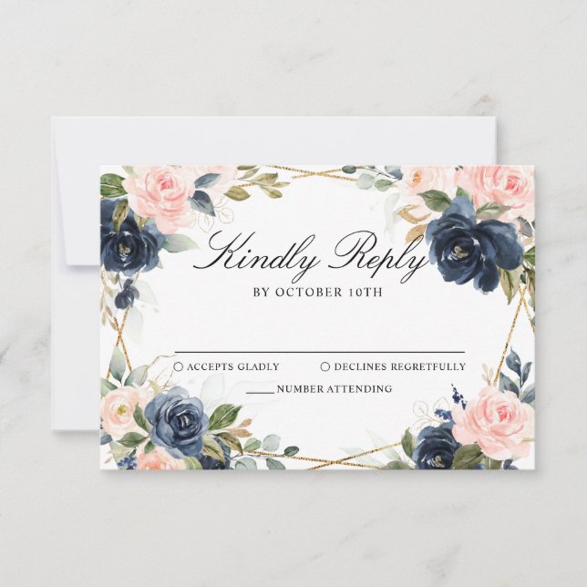 Rustikale Hochzeit aus Holz RSVP Karte (Vorderseite)