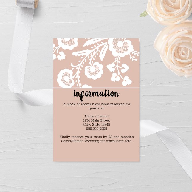 Rustikale Hochzeit Begleitkarte (Von Creator hochgeladen)