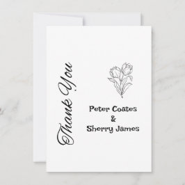 Rustikale Hochzeit Dankeschön Karte