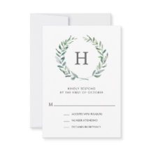 Rustikale Hochzeit der grünen Wasserfarbe