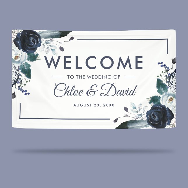 Rustikale Hochzeit der Marine Boho Banner (Von Creator hochgeladen)
