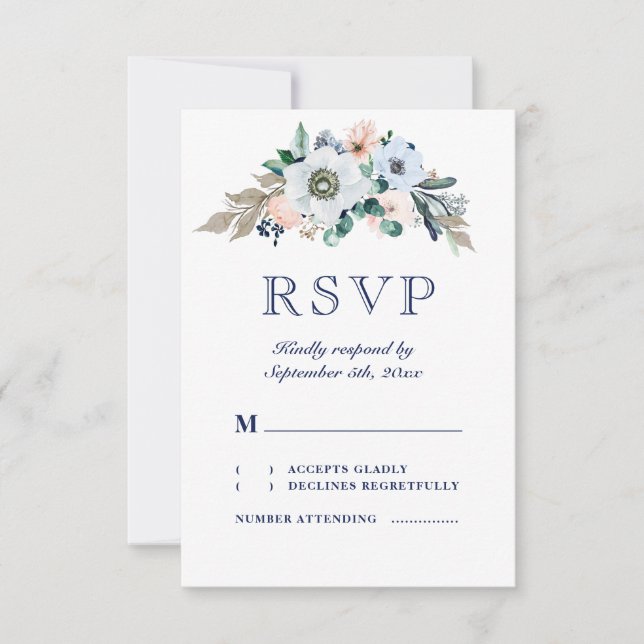 Rustikale Hochzeit der Seenotter RSVP Karte (Vorderseite)