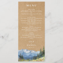 Rustikale Hochzeit der Wildblume Watercolor