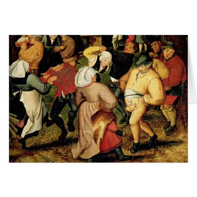 Rustikale Hochzeit, Detail des Leutetanzens (Vorderseite (Horizontal))