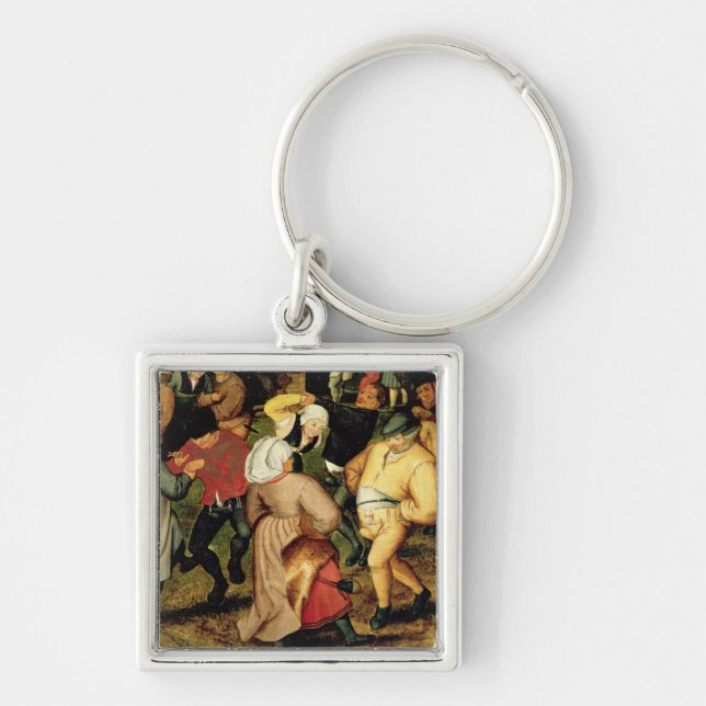 Rustikale Hochzeit, Detail des Leutetanzens Schlüsselanhänger (Vorne)