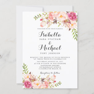 Rustikale Hochzeit Einladung
