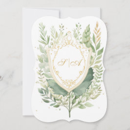 Rustikale Hochzeit Einladung