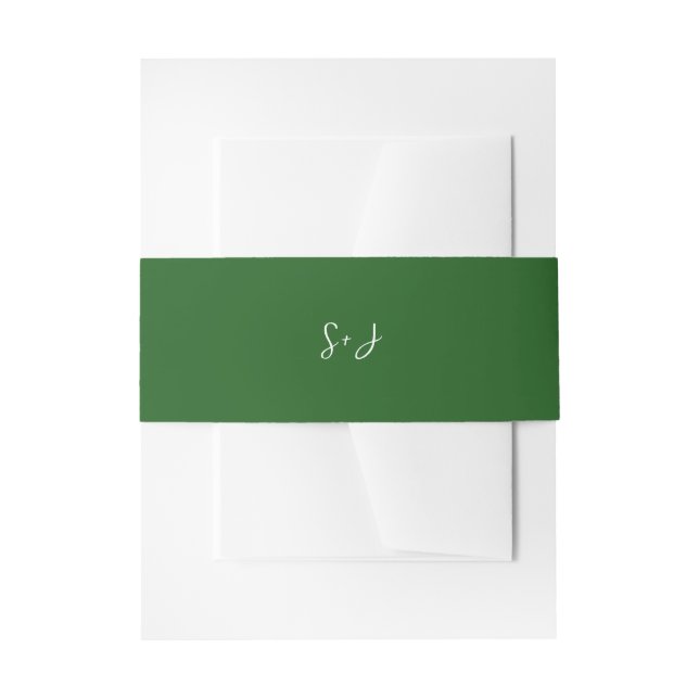 Rustikale Hochzeit Einladungsbanderole (Vorderseite Beispiel)