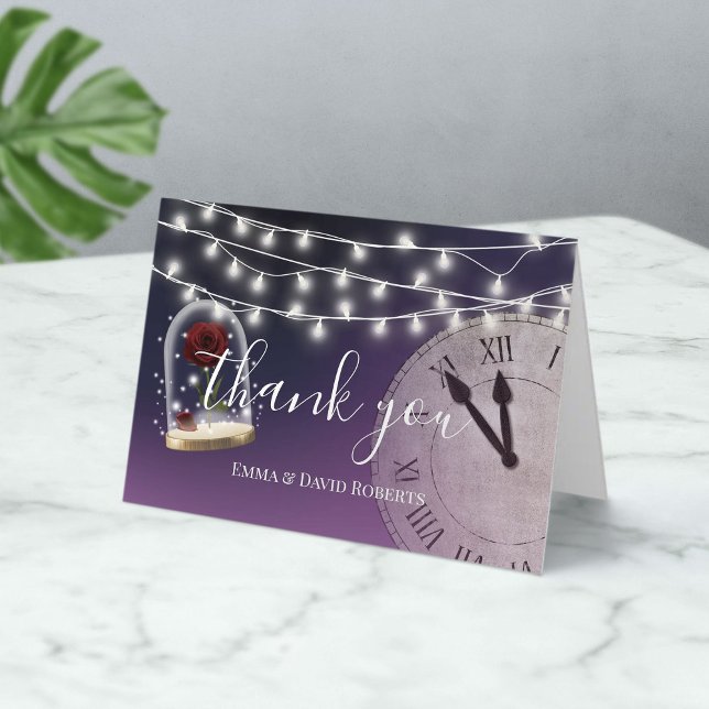 Rustikale Hochzeit Elegant Lila Danke (Von Creator hochgeladen)