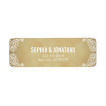 Rustikale Hochzeit I Hand Drawn Paisley Rücksendea