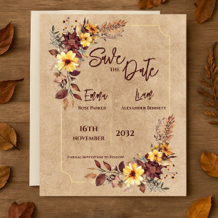 Rustikale Hochzeit im Herbst Burgund mit Flora Sav