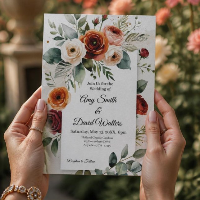 Rustikale Hochzeit im Herbst Einladung (Von Creator hochgeladen)