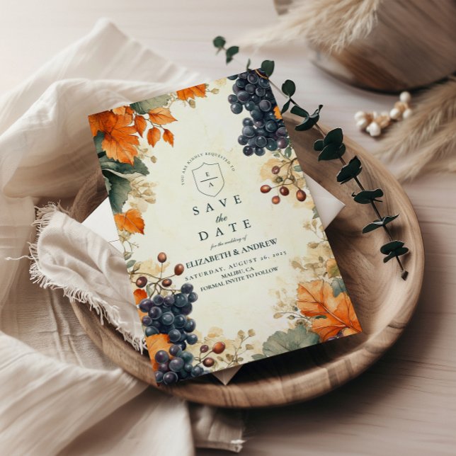 Rustikale Hochzeit im Herbst Save The Date (Von Creator hochgeladen)
