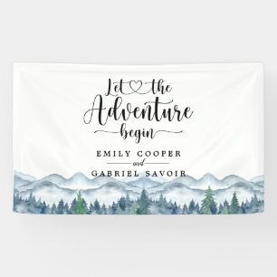 Rustikale Hochzeit im Wald Banner