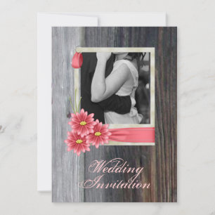 rustikale Hochzeit im Western Einladung