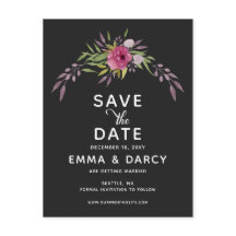 Rustikale Hochzeit in Aquarell Rosa