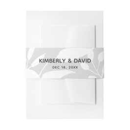 Rustikale Hochzeit in Aquarell Rosa Einladungsbanderole