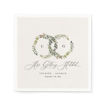 Rustikale Hochzeit mit Blumenkranz