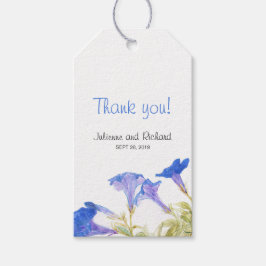 Rustikale Hochzeit mit Flora Danke, dass Sie Gesch Geschenkanhänger