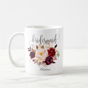 Rustikale Hochzeit mit Floral Tasse