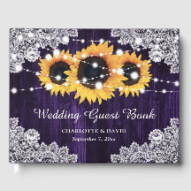 Rustikale Hochzeit mit Lila Holz