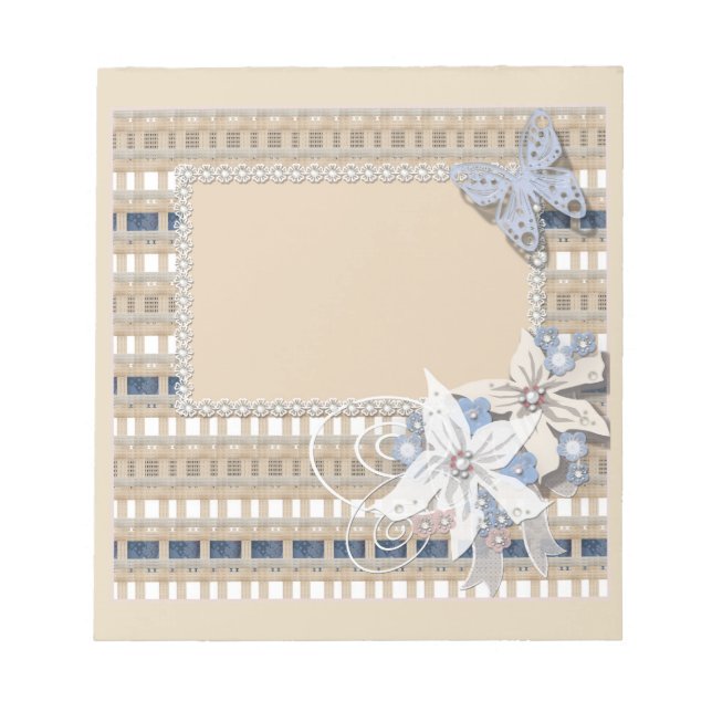 Rustikale Hochzeit Notizblock (Vorderseite)