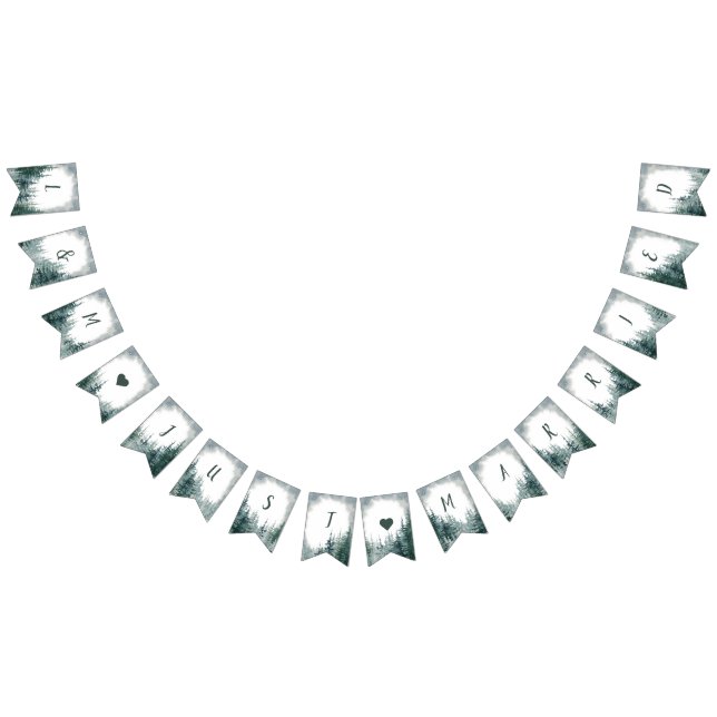 Rustikale Hochzeit nur verheiratet Banner (Alle)