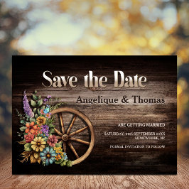 Rustikale Hochzeit Save The Date