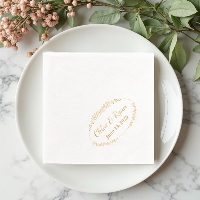 Rustikale Hochzeit Servietten Mit Folie (Von Creator hochgeladen)