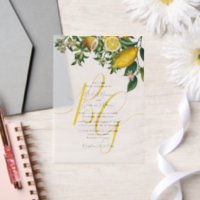 Rustikale Hochzeit von Gelben Zitronen und Blätter