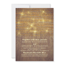 Rustikale Hochzeit von Gold Glitzer String Lights
