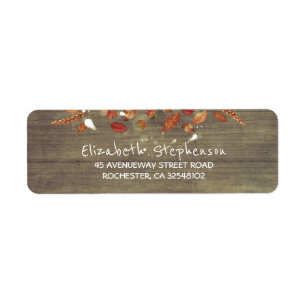 Rustikale Hochzeit von Herbstlauben und Firefly