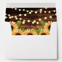 Rustikale Hochzeit von Holz und Sonnenblumen