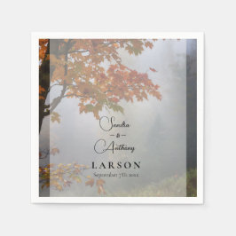 Rustikale Hochzeit von Napkins im Herbst Serviette