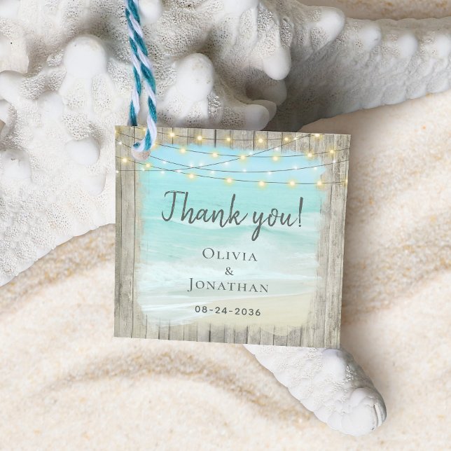 Rustikale Hochzeit von Strandwald Geschenkanhänger (Von Creator hochgeladen)