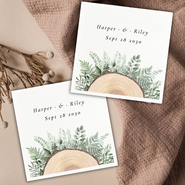 Rustikale Hochzeit von Watercolor Serviette (Von Creator hochgeladen)